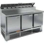 СТОЛ ХОЛОД. Д/ПИЦЦЫ «HICOLD PZE2-111/GN 1/6» (+2/+10 С) габариты: 1485х700х850мм